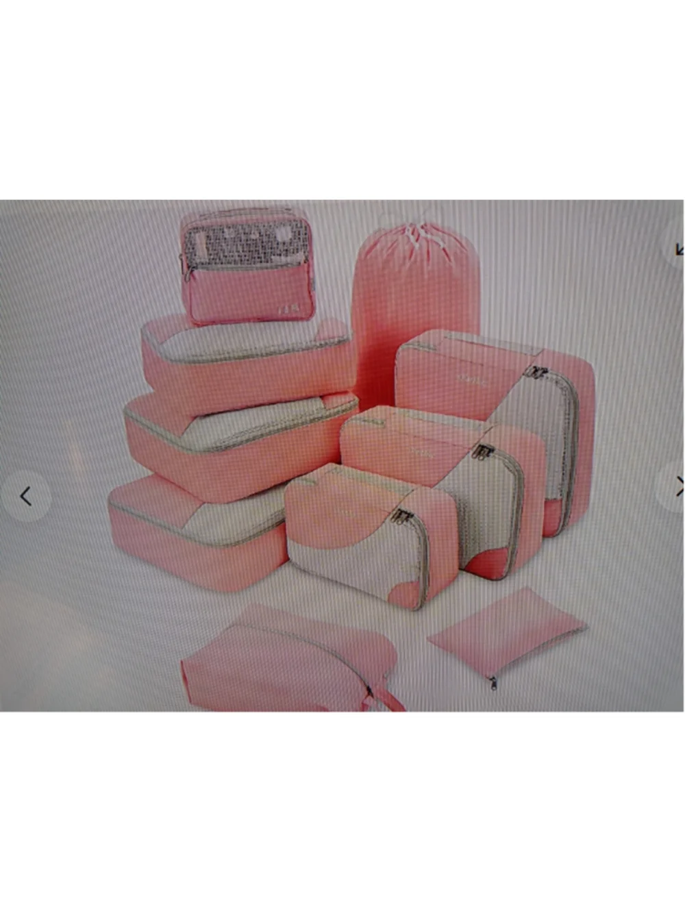 Olarhike Travel Essentials ALL INCLUDED 10 Set Durable Packing Cubes for Suitcas